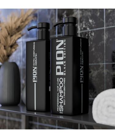  PION Pion Black Edition Extra Moisturizing Keratin Shampoo Salt-Free and Paraben-Free 500 ml - Buy Online on GoSupps.com