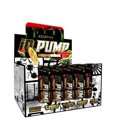 IO.GENIX - IO.Pump |Pristration |Vials with 2 cans |Caffeine Beta-Alanin Citrullin Malat Arginine Taurin Inosin (Watermelon) watermelon