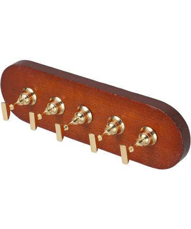 Baluue Nail Stand for Press on Nail Holder for Painting Nails Wood Nail Display Stand for False Nail Tip Manicure Tool Nail Art Display Home Salon Gold - Buy Online on GoSupps.com
