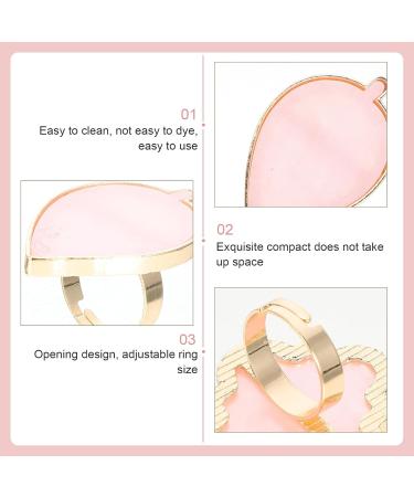 Beavorty Bagues Palette pour Nail Art Palettes Annulaires Nuage et Feuille R glables et Faciles Nettoyer Accessoires pour M lange Vernis Ongles Usage Professionnel et Personnel  - Buy Online on GoSupps.com
