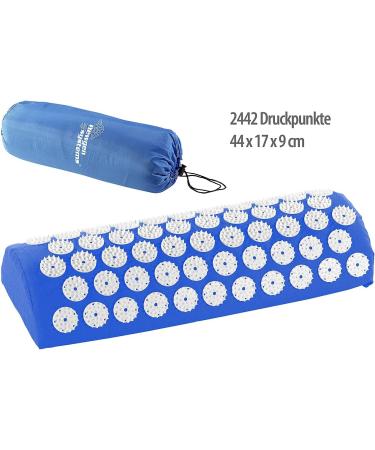 Newgen Medical Acupressure Naked Pillow 2442 Pressure Points Neck Relaxation Pillow (44x17x9 cm) | Massage Function & Relaxation Mat - Buy Online on GoSupps.com