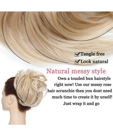 Hair Part Dutt Hair Tie - Elastic Rubber Band for Updos & Untidy Ponytails | Women's Hair Extensions Scrunchy - Buy Online on GoSupps.com