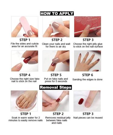 Runrayay Black Butterfly Press-On Nails for Women & Girls | Long Full-Cover Nail Tips with Nail Fans | Festival & Salon Quality - Buy Online on GoSupps.com