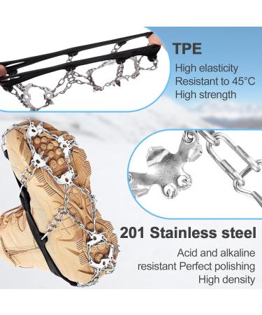 Buy Forhome Crampons for Mountain Shoes - 19 Stainless Steel Ice Spikes for Hiking Climbing and Trekking - Durable Shoe Claws for Men & Women - Buy Online on GoSupps.com