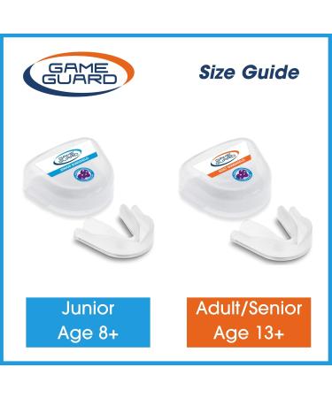 Game Guard Hockey Mouthguard for Kids 8-13 | Transparent Black Currant Flavor | Multi-Sport Protection - Buy Online on GoSupps.com