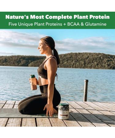 PlantFusion Vegan Protein Powder - Dairy Free Cookies & Cream 2lb | BCAAs & Digestive Enzymes - Buy Online on GoSupps.com