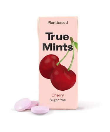 True Mints Cherry Pastilles - Sugar-Free Vegetable Candy Set of 6 | 78g - International Shipping Available - Buy Online on GoSupps.com