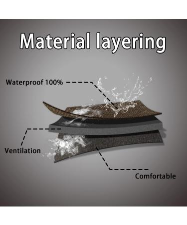 GIeeShield Waterproof Rubber Boots for Men and Women, All-Season Ultra-Light Rain Boots, Steel Shank, 6mm Neoprene, Durable Outdoor Muck Boots - Size 11 Brown - Buy Online on GoSupps.com