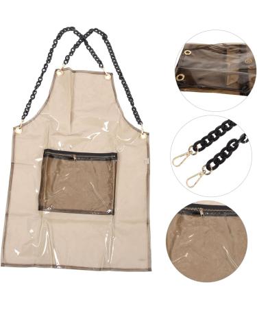 FRCOLOR Work Dress Coveralls for Men Mens Overalls Work Jackets for Men Barber Aprons for Men Kitchen Apron Hairstylist Apron Aprons with Pocket Salon Apron Man Tpu Hair Dye Accessories - Buy Online on GoSupps.com