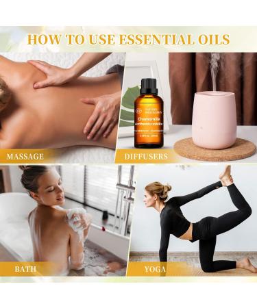 100% Pure Chamomile Essential Oil 100ML | Aromatherapy Diffuser & Soap Making - Buy Online on GoSupps.com