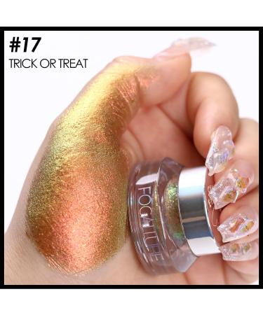 FOCALLURE Chameleon Cream Eyeshadow - Trick or Treat 17: Intense Color Shifting Metallic Shimmer - Buy Online on GoSupps.com