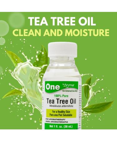 Arymar 100% Pure Tea Tree Essential Oil - Natural Oil for Hair Skin and Nails - 1 Fl Oz (Pack of 3) - Buy Online on GoSupps.com