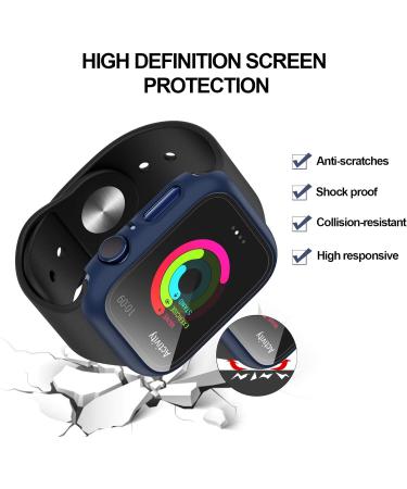 2 Pack Hard PC Case with Tempered Glass Protector for Apple Watch Series 3/2/1 42mm - Buy Online on GoSupps.com