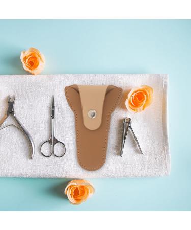 Beaupretty Scissor Pouch Bag Cuticle Scissor Leather Pliers Nail Holder Nail Pouch Nipper for Home Salon Cosmetic Use - Buy Online on GoSupps.com
