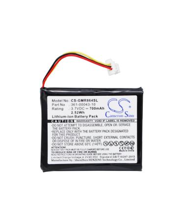 361-00043-10 010-01069-01 010-11864-00 700mAh Battery Compatible with Upland Delta Upland Delta Sport Pro control 2 Remote launch Delta Upland handhelds Delta Handheld Delta Sport XC GAD007 3.7V