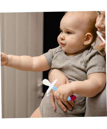 Healvian Toothbrush Tool Set for Baby Dental Care | Silicone Cleaning Brush & Accessories | Pink Tooth Cleaning Tools for Children - Buy Online on GoSupps.com