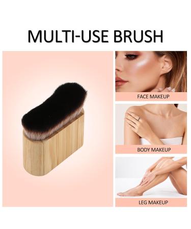 Self Tan Brush - Multi-Use Kabuki Brush for Body & Face | Eco-Friendly Bamboo Tanning & Makeup Brush - Buy Online on GoSupps.com