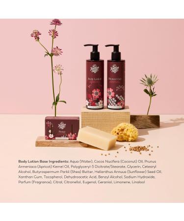 Handmade Soap Company Body Lotion - Coriander Seed Geranium & Vetiver - Natural Vegan Cruelty-Free 10 fl oz - Best Body Cream for Dry Skin - Buy Online on GoSupps.com