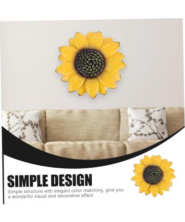 Alipis Mount Ornament Metal Sign Artistic Decoration Welcome Sunflower Flower Pendant D Door Art Hanging - Buy Online on GoSupps.com