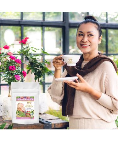 Menopause Tea - Menopause Tea Blend Natural Herbs for Menopause hot Flashes Menopause Natural Supplements for Women Menopause Herbal Tea - 40 Premium Tea Sachets - Buy Online on GoSupps.com