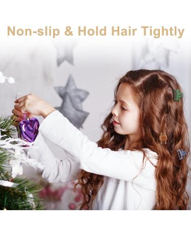 12 PCS Mini Hair Claw Clips for Women Girls - Non-slip Rectangle & Square Hair Jaw Clips in Multi-colored - Ideal for Thin to Medium Hair - Buy Online on GoSupps.com