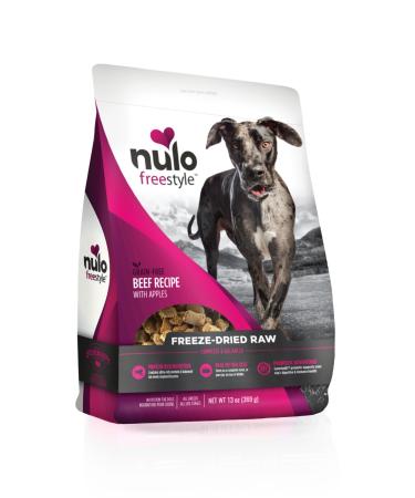 Nulo Freestyle Freeze Dried Raw Dog Food For All Ages & Breeds: Natural Grain Free Formula With Ganedenbc30 Probiotics For Digestive & Immune Health Beef 13 Ounce (Pack of 1)