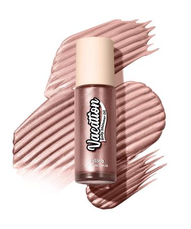 Body Highlighter Luminizer Liquid Illuminator Body Face Radiance Glow Effect Natural Shimmer Finish Smooth Cream High Glossy  Face Highlighter Bronzer Makeup  Lightweight Blendable  Cruelty-free (03 Powdered Gold)