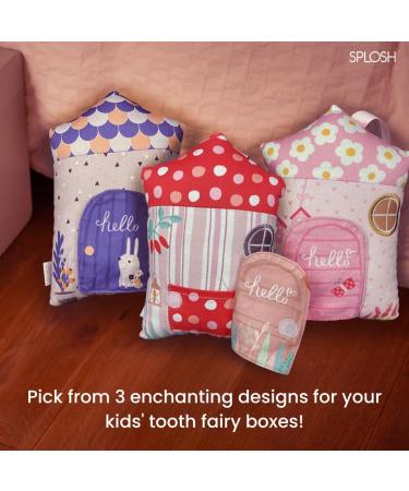 Splosh Tooth Fairy House Pink - Magical Tooth Fairy Pillow and Door for Girls, Boys, and Toddlers - Special Gifts to Celebrate Lost Teeth - Buy Online on GoSupps.com