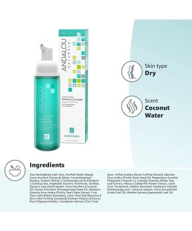Andalou Naturals Coconut Water Firming Cleanser | Hydrating 5.5 oz - Buy Online on GoSupps.com