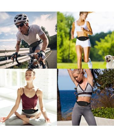 Reflective Running Belt with Phone Holder - Black | UPTARD Running Fanny Pack for Men and Women - Buy Online on GoSupps.com