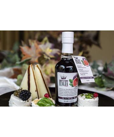 Acetaia Italia Fig Condiment with Balsamic Vinegar of Modena 100 ml - Buy Online on GoSupps.com