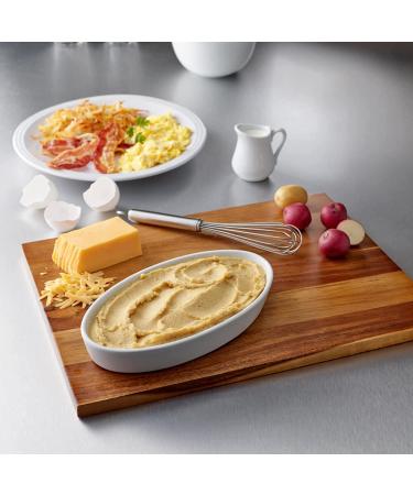 Thick & Easy Pureed Meals Variety with Scrambled Eggs, French Toast, Roasted Chicken, Beef, Lasagna, and Roasted Turkey - Includes By The Cup Serving Bowl - Buy Online on GoSupps.com