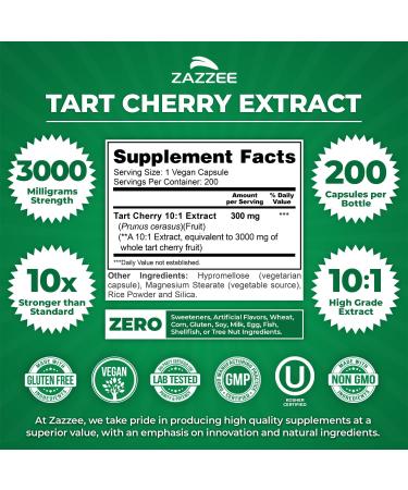 Zazzee Kidney Bladder & Urinary Tract Support Bundle | Super Concentrated Tart Cherry Extract Capsules Plus D Mannose with Cranberry Probiotics for Women | Non-GMO Vegan & ISO Lab Tested - Buy Online on GoSupps.com