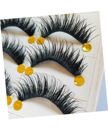 Housoutil 5 Pairs False Eyelashes False Lashes Banana Hair Claw Clips Pink Makeup Eyelashes Elf Eyebrow Pencil Fake Eyelashes Tape Dispenser Natural False Magnetic Cotton Thread 3d - Buy Online on GoSupps.com