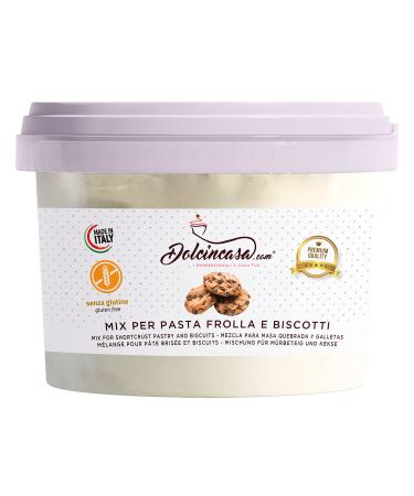 Dolcincasa.com Biscuit mix for pastries Gluten free Ideal for home and professional use 500g