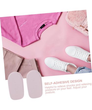 Buy NOLITOY 3 Pairs Heightening Insoles - Invisible Elevator Shoe Inserts for Men - Heel Cushion Pads for Height Increase - Comfortable Pink PU Shoe Support - Buy Online on GoSupps.com