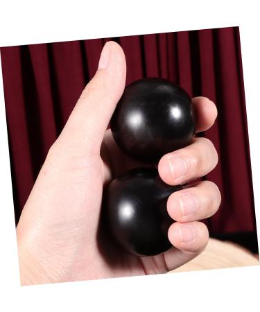 FRCOLOR Wooden Massage Balls - 6PK Handheld Relaxation & Stress Relief - Ebony & Marble Stress Balls - Buy Online on GoSupps.com