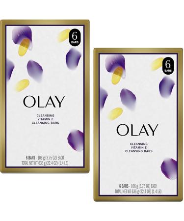 Olay Age Defying Moisturize Outlast Beauty Bar Soap with Vitamin E - 2 Pack, 12 Bars - Buy Online on GoSupps.com