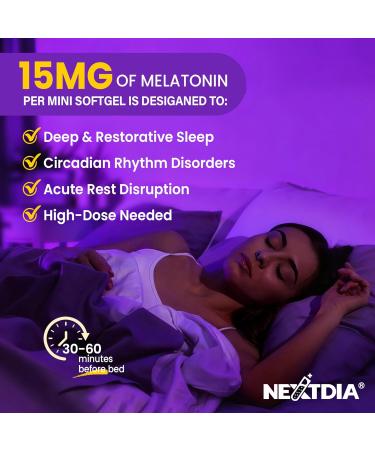 Liposomal Time Release Melatonin + Magnesium Sleep Supplement Natural Calm Sleep Aids for Adults 15mg 30mg Melatonin Extended Release Pills w/ GABA 5-HTP Ashwagandha & L-Theanine 120 Softgels - Buy Online on GoSupps.com