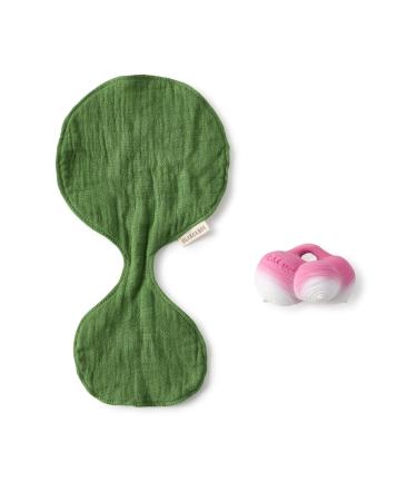 Oli & Carol Mini Doudou Teething Ring for Babies - Pink Ramona the Radish | Safe Eco-Friendly Teething Toy - Shop Internationally! - Buy Online on GoSupps.com