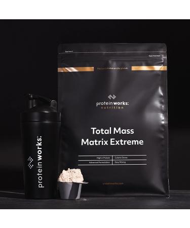 Protein Works Total Mass Matrix Extreme 2.12kg | 975 Cal Weight Gainer Shakes | Chocolate Hazelnut Heaven | 8 Servings - Buy Online on GoSupps.com