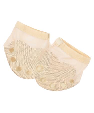 Didiseaon 1 Pair Foot Protector No Show Socks of Foot Pads Dance Paws Pad Foot No Show Toe Socks Pointe Shoes Heel Socks Shoe Sole Protector Peep Toe Socks Neuroma Cushion Front Feet Women's