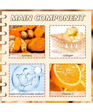 Gommage visage et corps au curcuma pour peaux ternes gommage corps au curcuma et la vitamine C exfoliant claircissant et hydratant au collag ne nourrit la peau en douceur (3pcs) - Buy Online on GoSupps.com