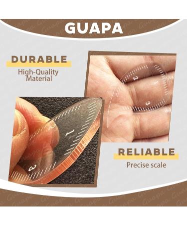 Hairstroke Brow Mapping Ruler Gabarit R utilisable en Acrylique pour Sourcils & Eyeliner Guide de Dessin Rapide 1 Minute pour une Forme d Arche Pr cise et un Design de Sourcils Soign (Kit-2) - Buy Online on GoSupps.com