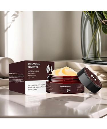 Body Butter For Men 120g Skin Care Cologne Lotion For Body Long Lasting Deodorizing Hydration Dad Gym Boyfriend Commute Date Office - Buy Online on GoSupps.com