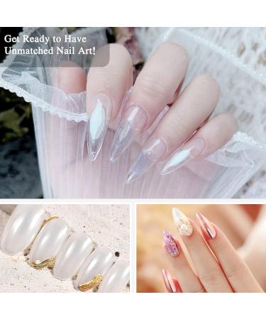 QINREN 8 Colors Chrome Nail Powder - Metallic Holographic Glitter for DIY Nail Art - Buy Online on GoSupps.com