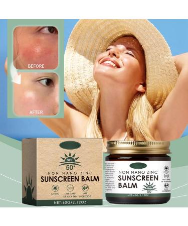 Beef Tallow Sunscreen Balm Balm High-Efficiency Sunscreen Natural Non Nano-Zinc Sun Cream for Face Korean Sunscreen Beef Tallow and Zinc Sun Balm Moisturizer Suncream Sunscreen Skin Care Cream - Buy Online on GoSupps.com