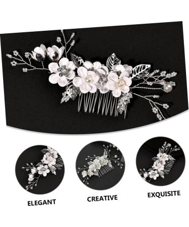 FRCOLOR Hair Comb Rhinestone Hair Barrette Bridal Shower Headpiece Crystal Hair Rhinestone Hair Accessories Bride Headpiece Flower Girl Tiara Crystal Flower Girl Child Zinc Alloy Wedding - Buy Online on GoSupps.com