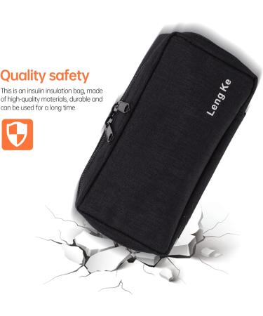 Portable Insulin Cooler Bag - Travel Case for Diabetic Medication with Insulation Liner - Buy Online on GoSupps.com