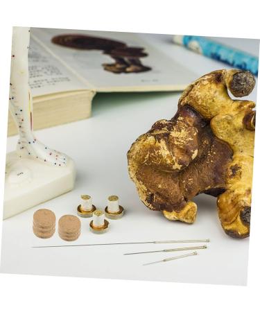 Lurrose 120 Pieces Moxa Cake Massage Tool - Handmade Moxa Stickers for Moxibustion | 6 Gel Pads (5x2x2cm) - Health Care Essential - Buy Online on GoSupps.com